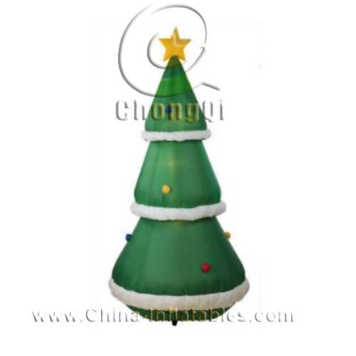 inflatable christmas tree decorations